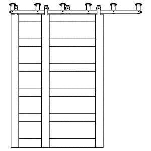 Folding door