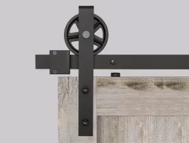 Big wheel barn door hardware