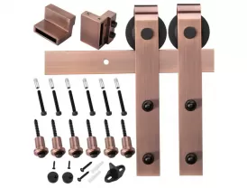 ORB sliding barn door hardware set color can be customerized